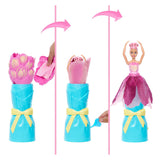 Barbie révèle fleur surprise tulipe rose