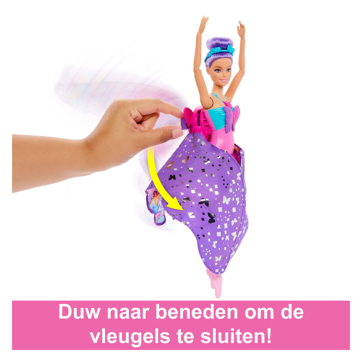 Poupée Barbie dansante et flottante – ailes de papillon magiques