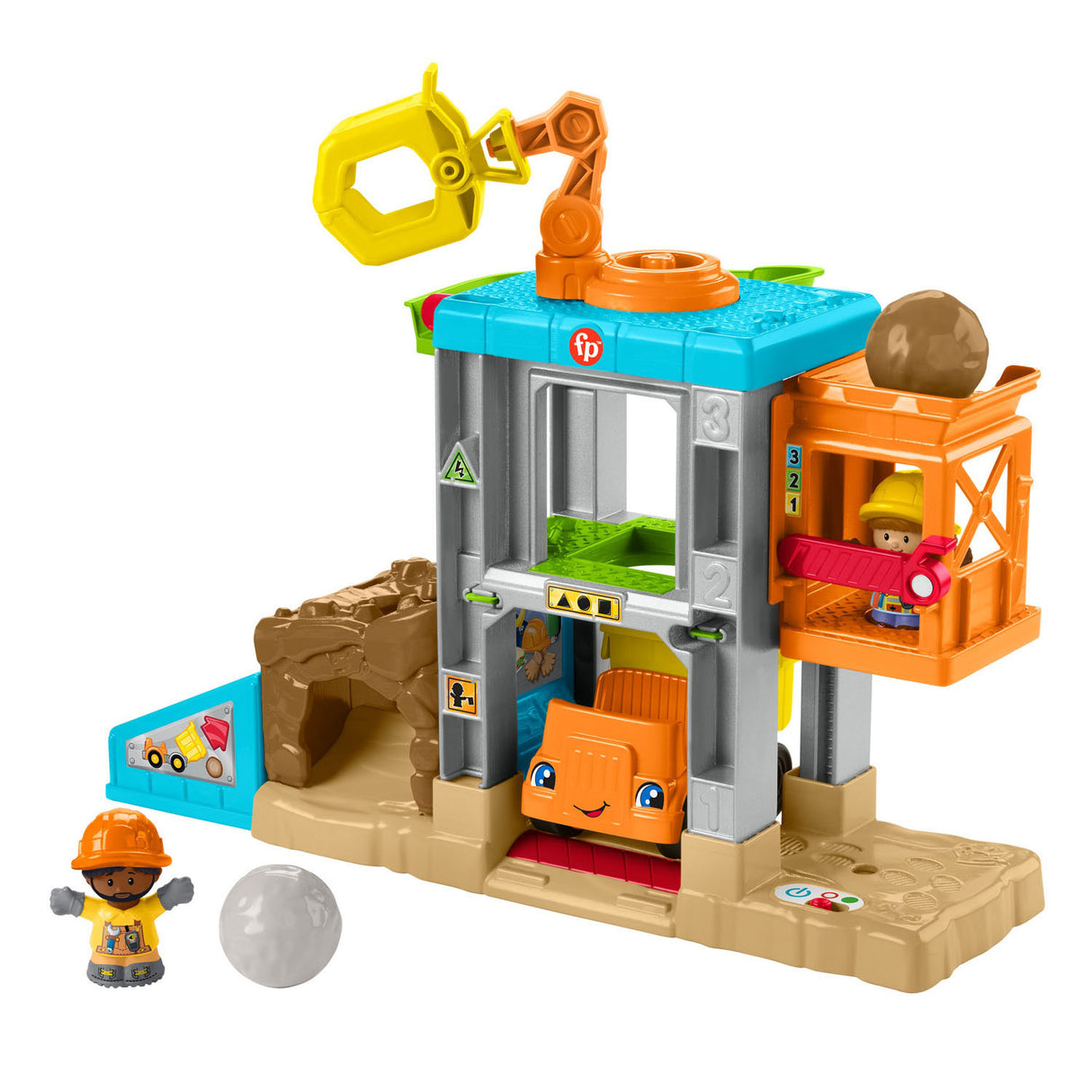 Fisher Price Little People aprende a cargar el sitio de construcción