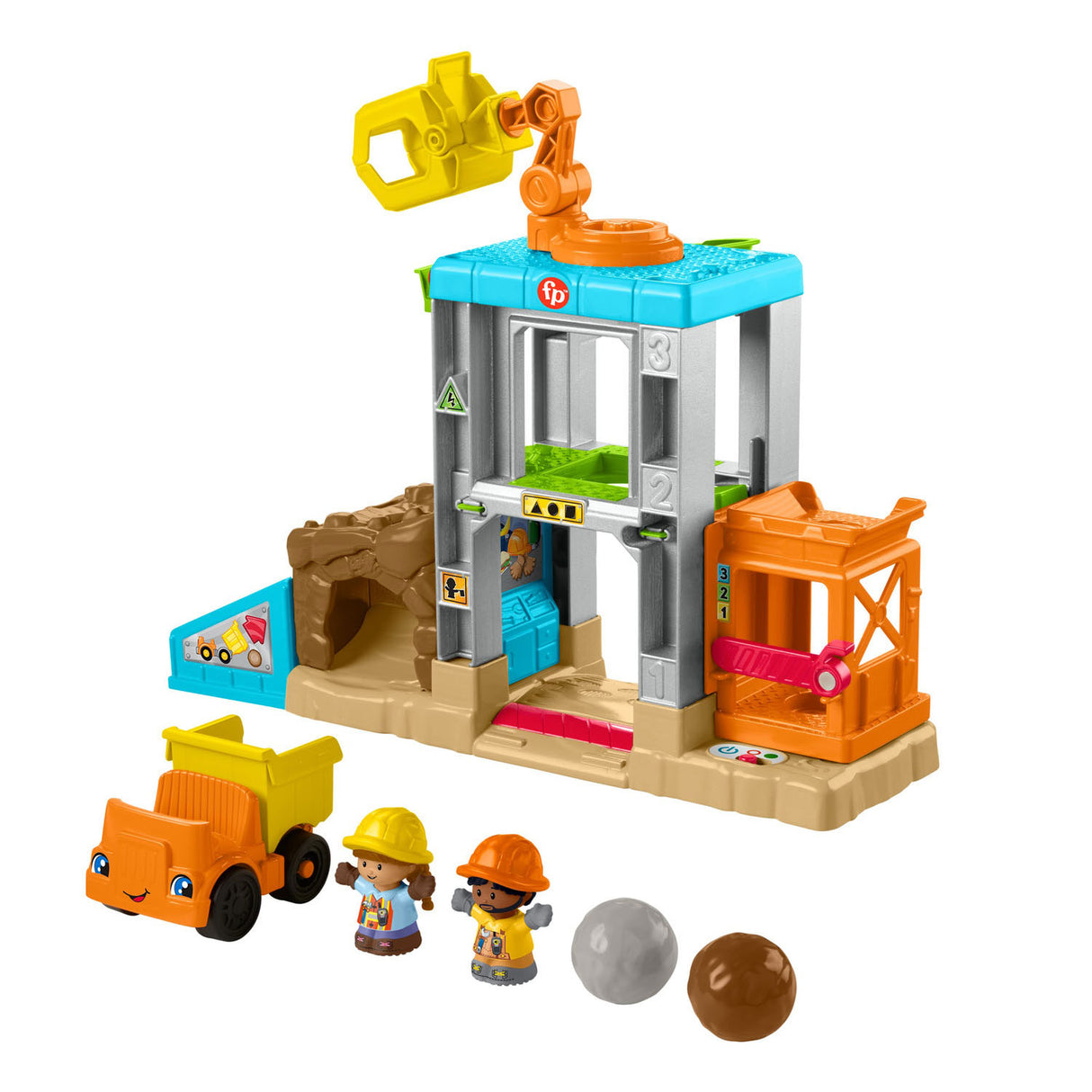 Fisher Price Little People aprende a cargar el sitio de construcción