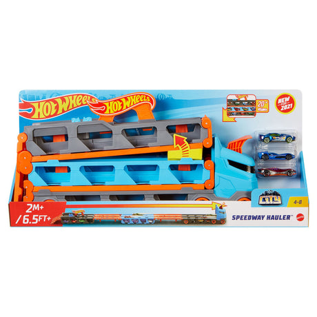 Ensemble de jeu semi-remorque Hot Wheels Speedway - véhicule jouet