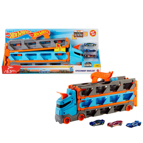 Ensemble de jeu semi-remorque Hot Wheels Speedway - véhicule jouet
