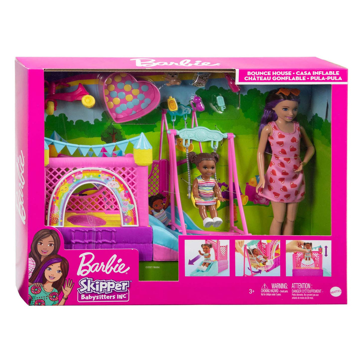 Mattel Barbie Skipper Coffret de jeu de poupée conteuse