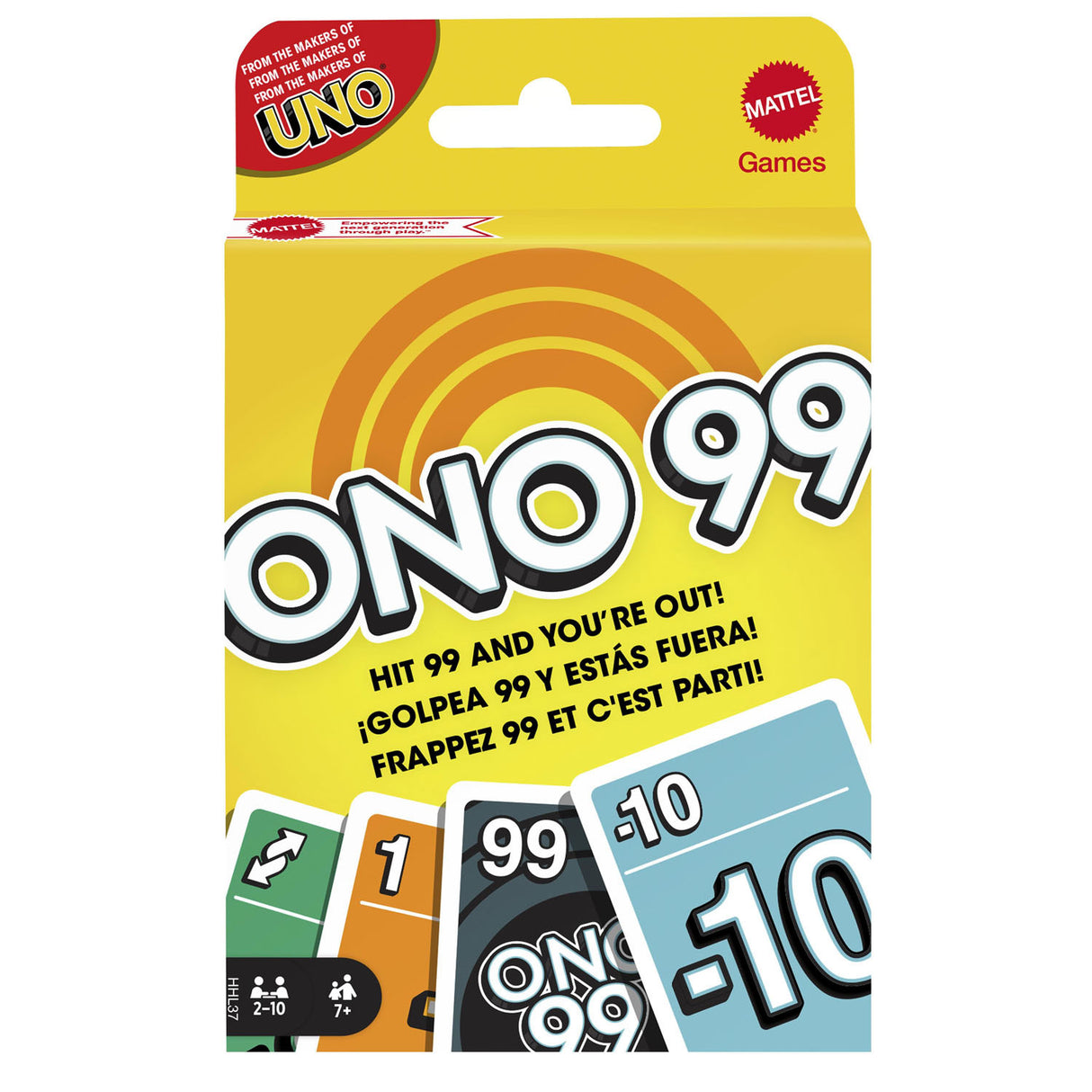 Mattel O'No 99 Juego de cartas