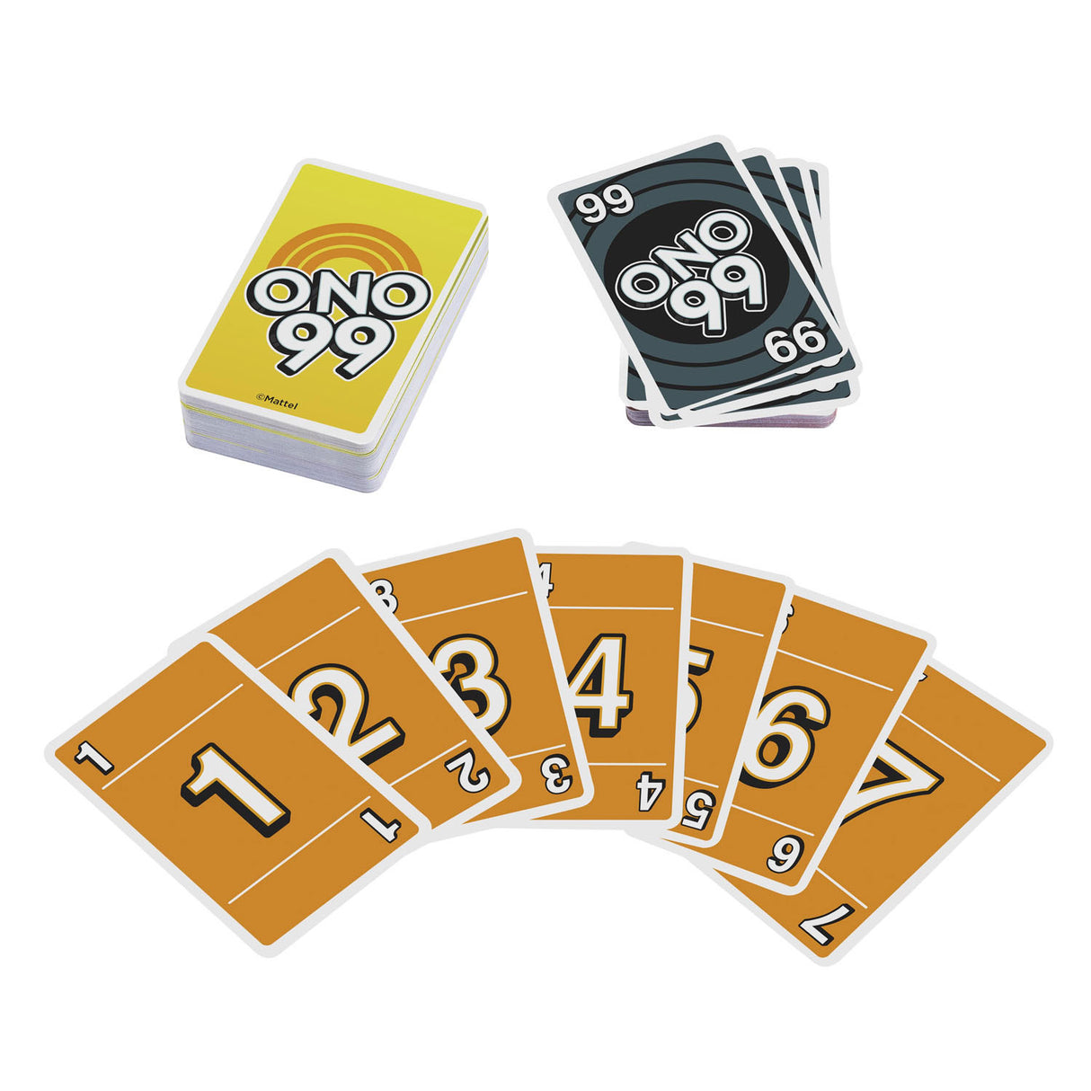 Mattel O'No 99 Juego de cartas