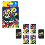 Mattel Uno All Wild Card Game