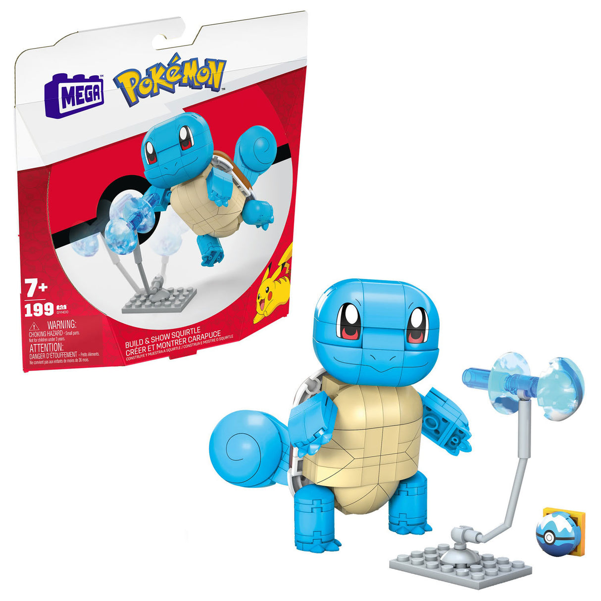 Mattel Mega Construux Bouwset Squirtle