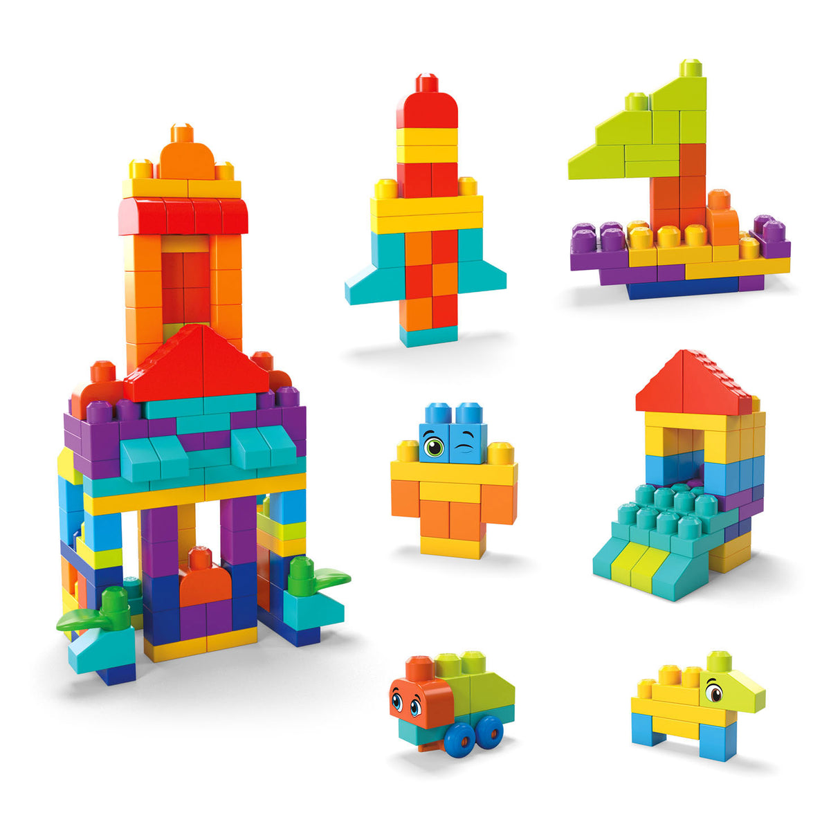 Mega Bloks Bigger Building Bag Gradbeni blok, 150dlg.