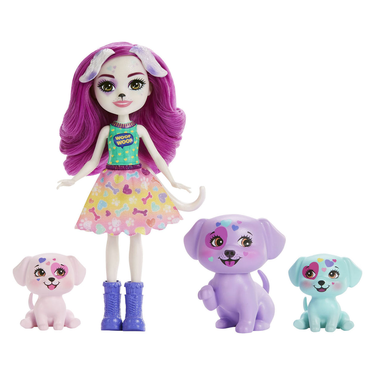 Mattel Enchantimals City Tails pop z przyjaciółmi zwierząt