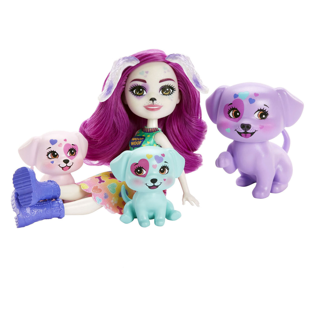 Mattel Enchantimals City Tails pop med dyrevenner