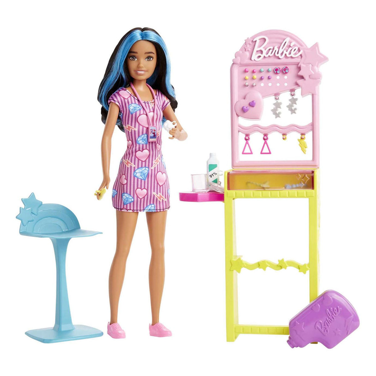 Mattel Skipper Babysitters First Jobs Jewelry booth play set