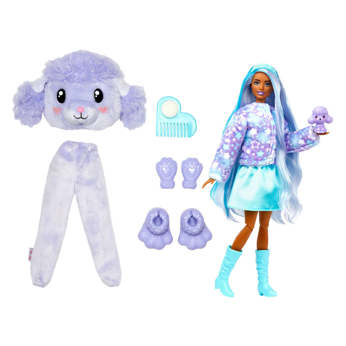 Mattel Cutie Reveal Pop Cute Tees Series Poodle