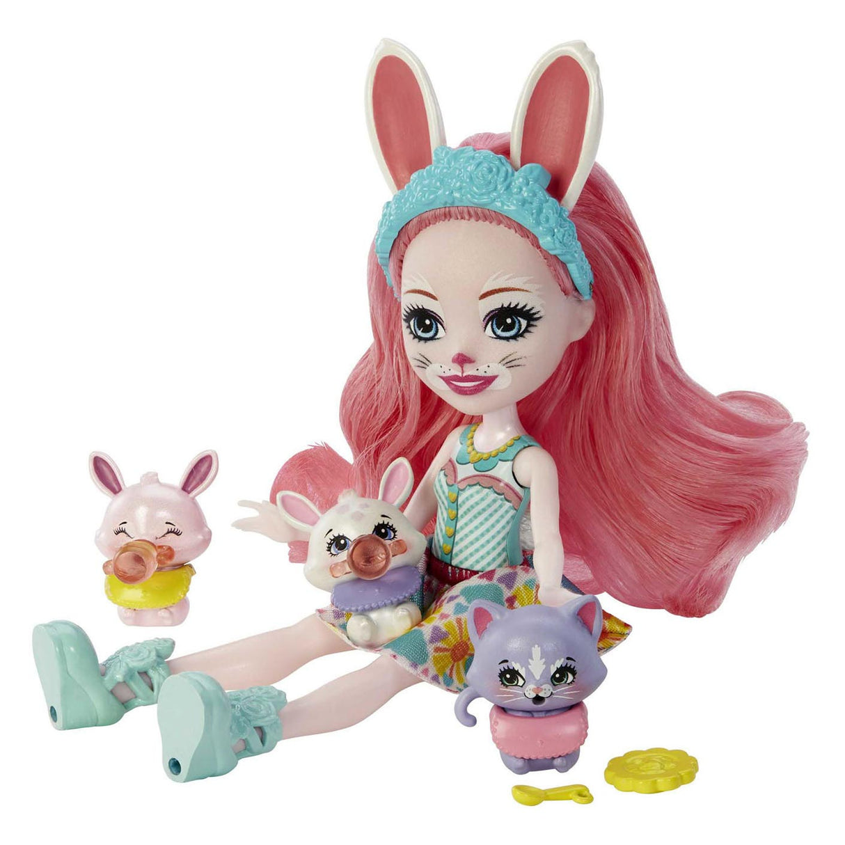 Mattel Enchantimals Baby Best Friends Pop Bree Bnunny and Twist