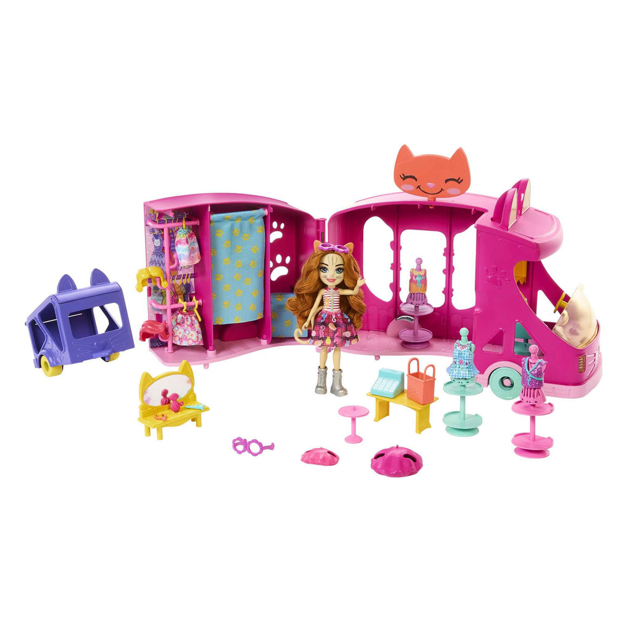 Mattel Enchantimals Glam Party Fashion Truck Play Play