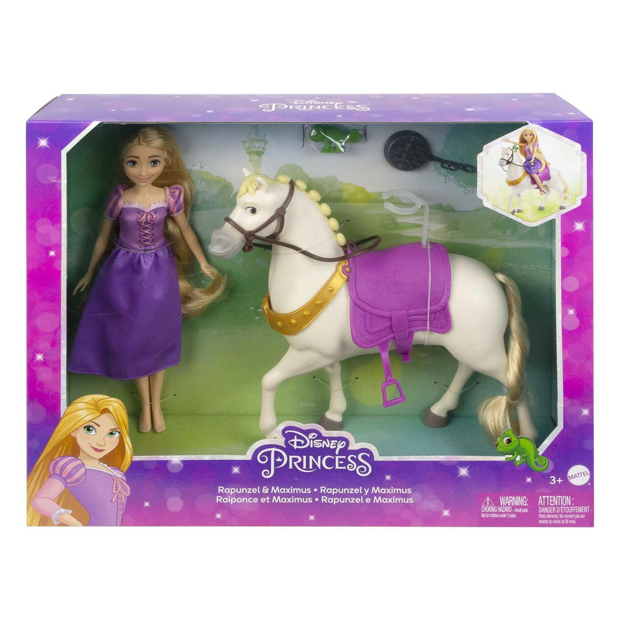 Mattel Princess Pop Rapunzel und Maximus