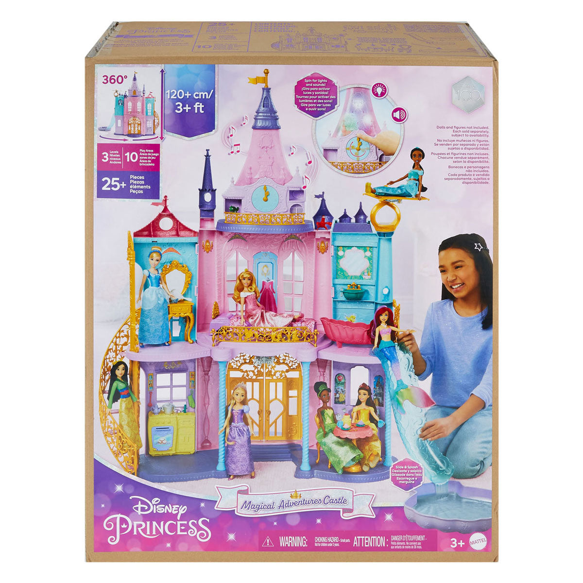 Mattel Princess Magic Adventures Castle Poppenhuis