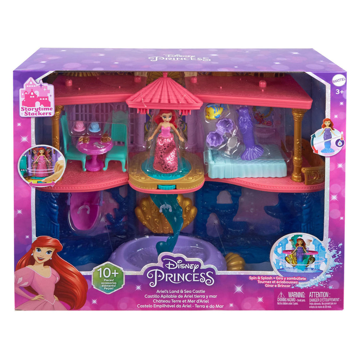 Mattel Disney Princess Artiels Land and Sea Kaseel Dollhouse