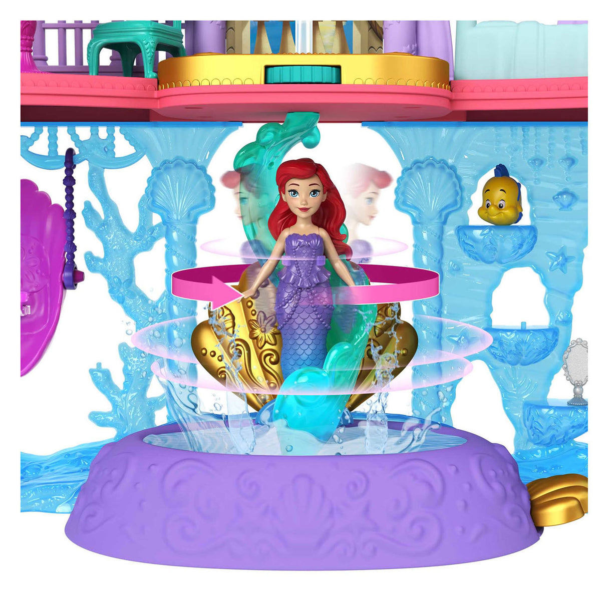 Mattel Disney Princess Artiels Land and Sea Kaseel Dollhouse