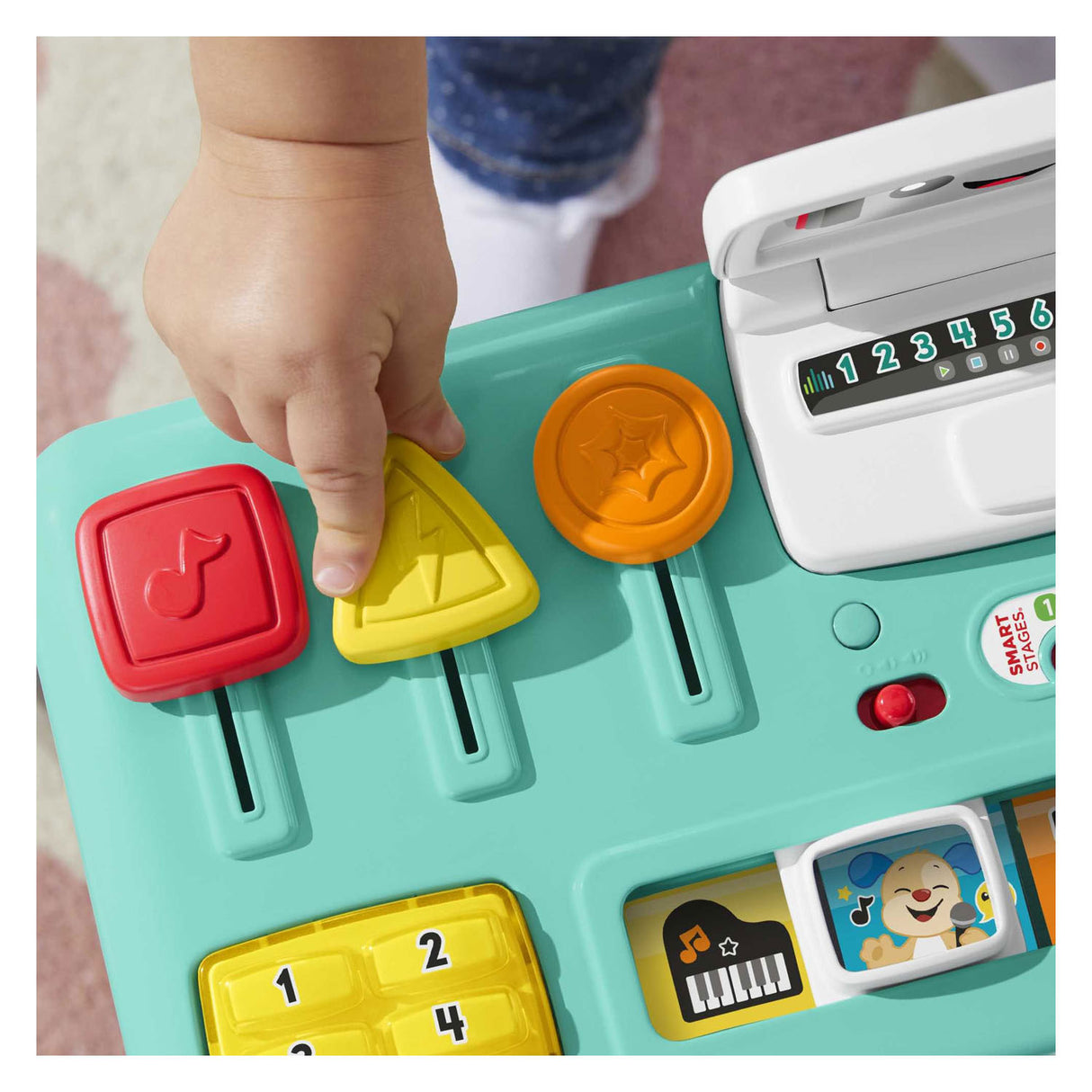 Fisher Price Learning Pleasure Mix og skinn DJ -bord