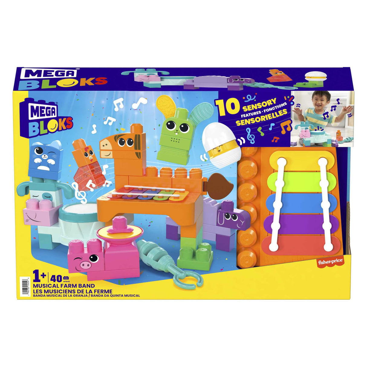 Mega Bloks Construction Set Musical Farm