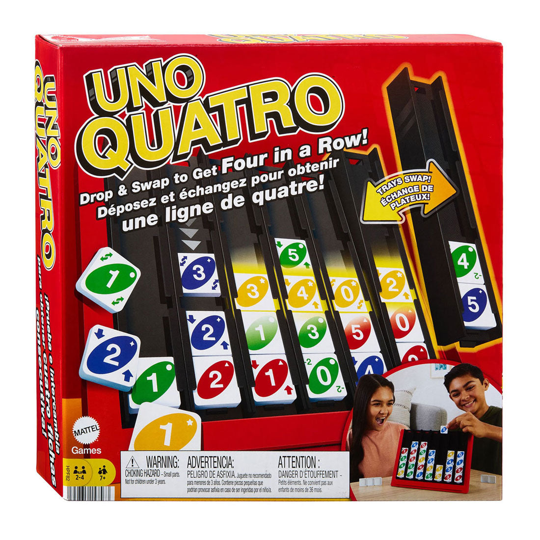 Jeu de société Mattel uno quatro