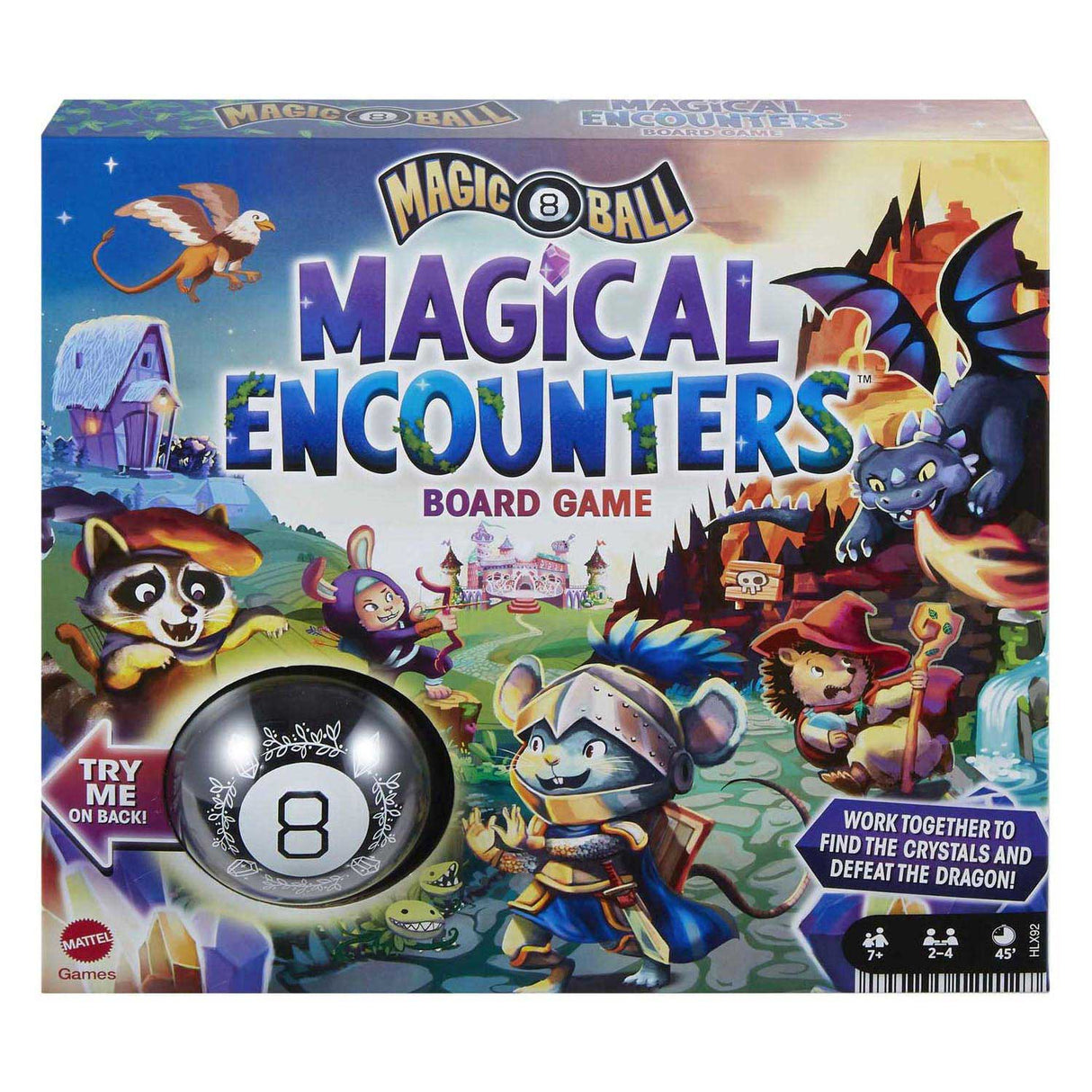 Mattel 8 Ball Magical Encounters Game Board