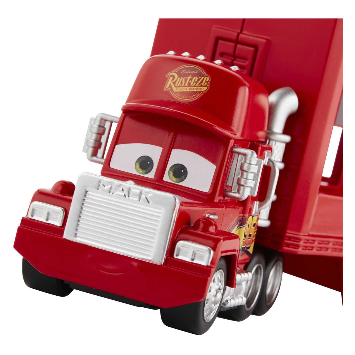 Mattel Pixar Mack Miniracers Transporter z 1 miniracerką