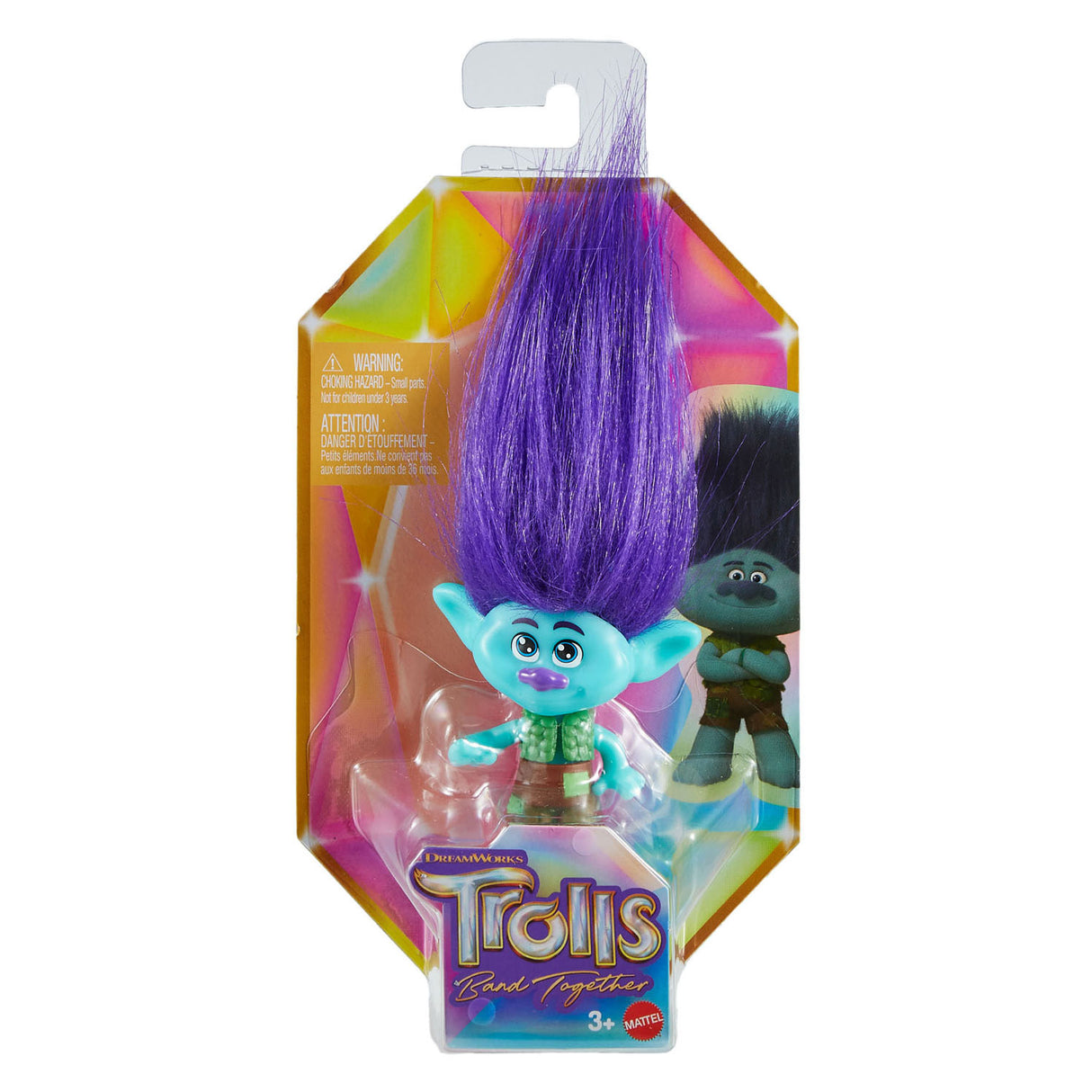 Mattel Trolls 3 Band Together Branch Small Pop