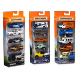 Matchbox Set met 5 auto's