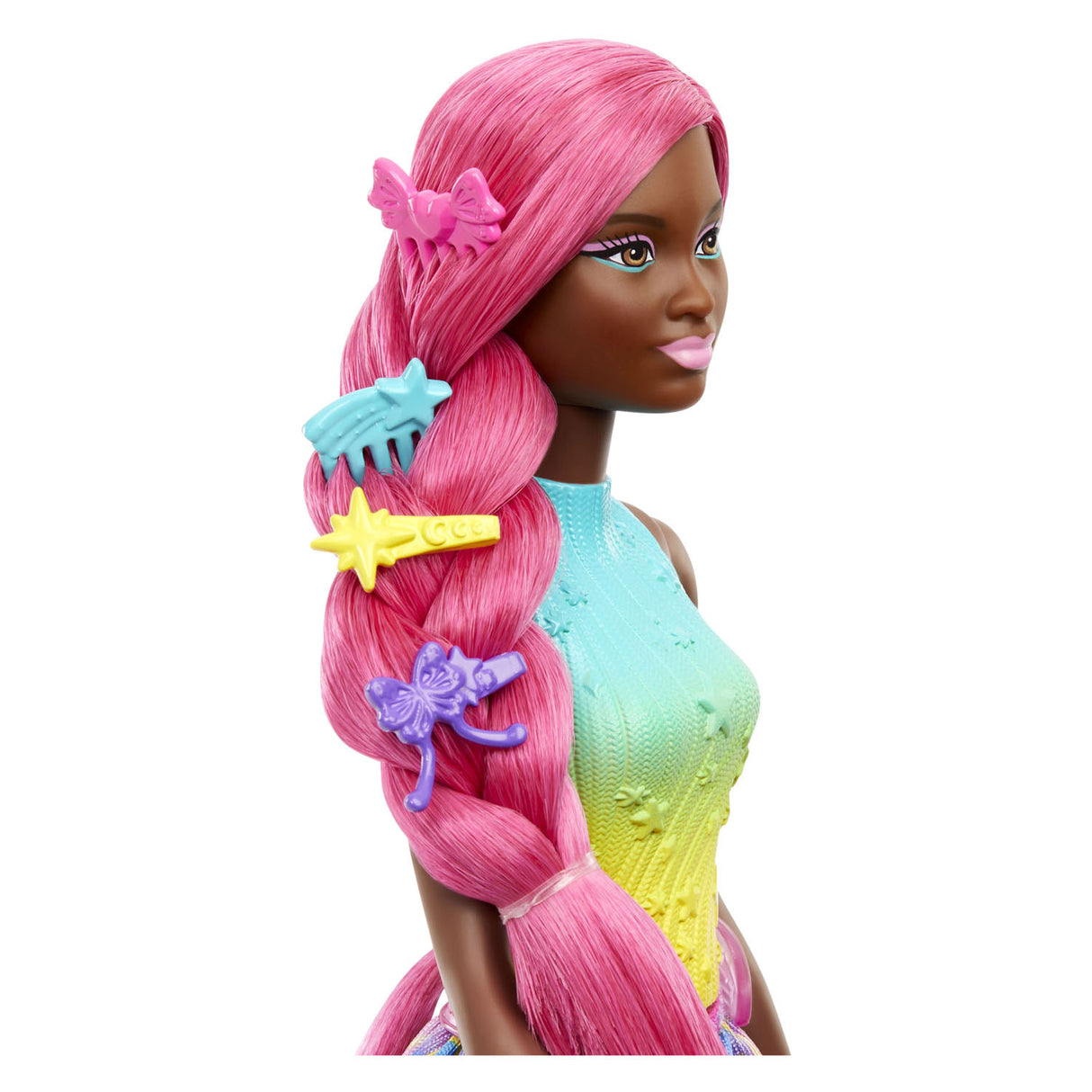 Mattel Fashion Doll Mermaid z długimi włosami różowymi