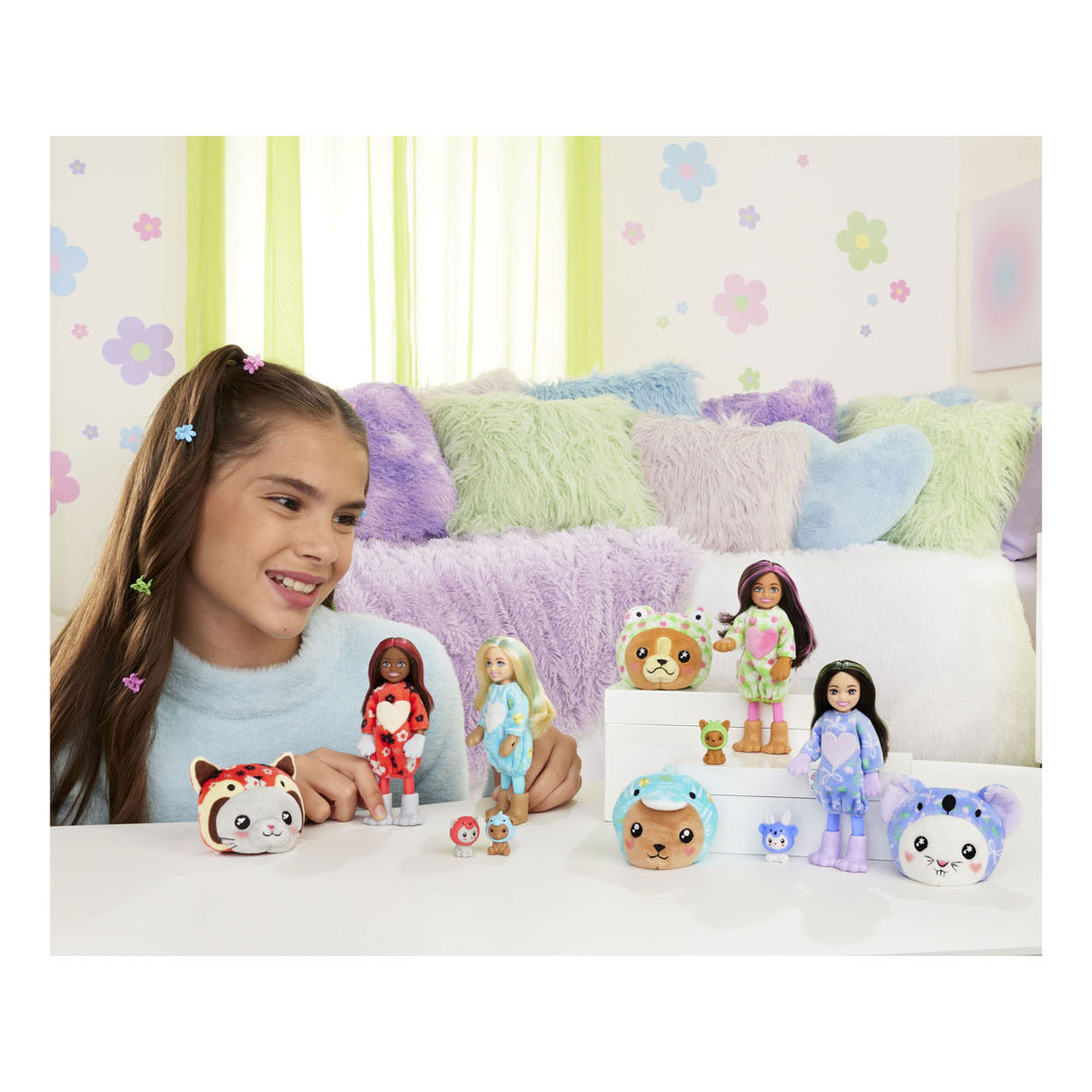 Mattel Cutie razkriva Chelsea mucka kot rdeča zgradba