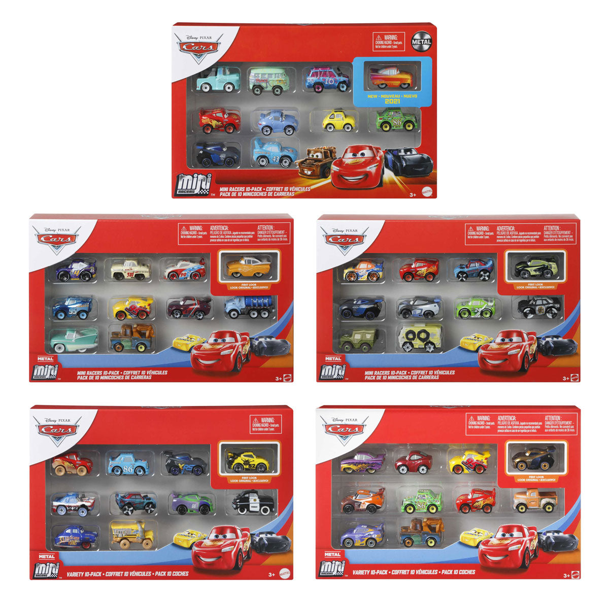 Disney Pixar Mini Racers fordon, 10.