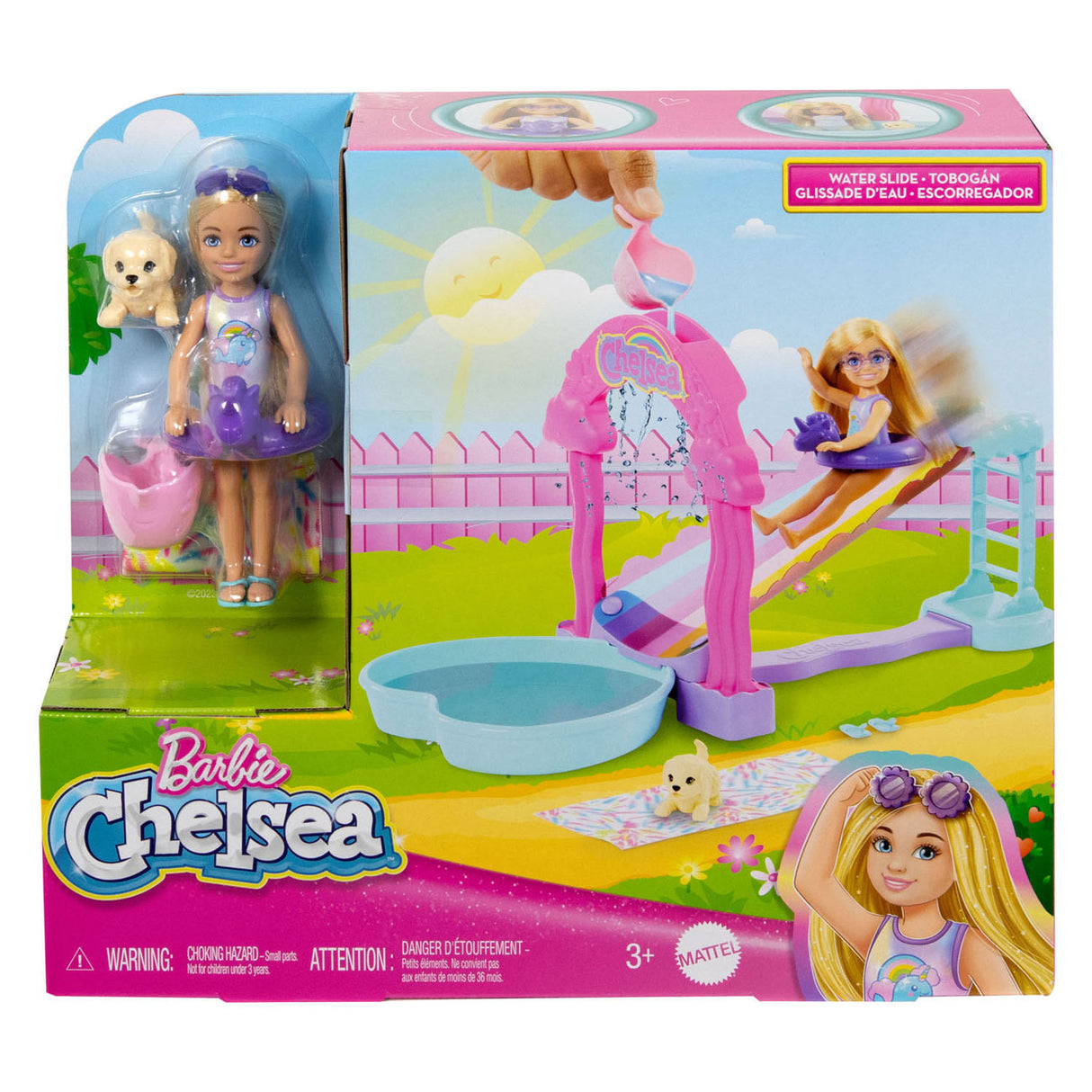 Mattel Chelsea Agua de agua Juego de juegos