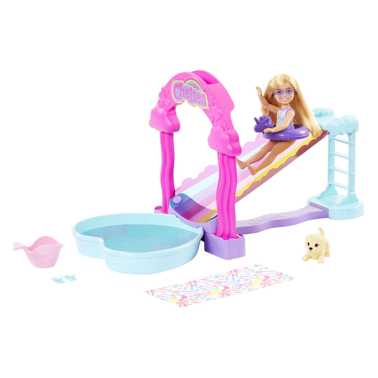 Mattel Chelsea Water Slide Play Set