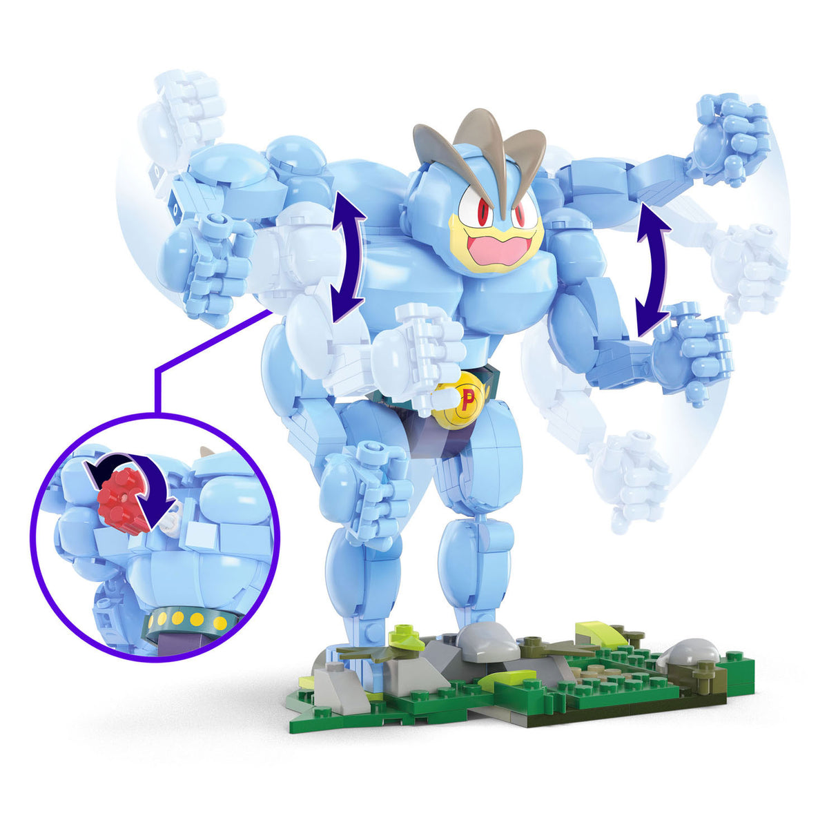 Mattel Mega Consupux Pokémon Machamp Bouwset, 399dlg.