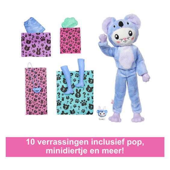 Mattel Cutie Reveal avec le thème des costumes et 10 surprises