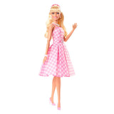 Mattel the Movie Pink Gingham Dress Fashion Pop