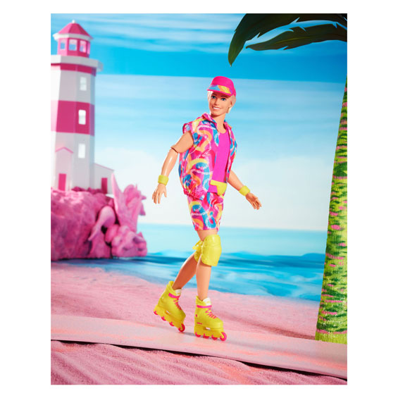 Film Barbie de Mattel - Ken en patinage à roulettes
