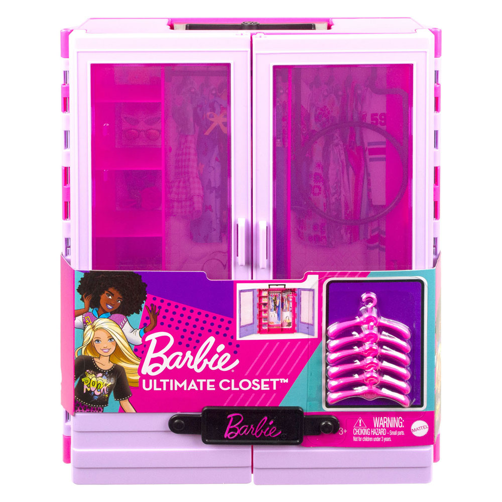 Mattel barbie ultieme kledingkast met hangers