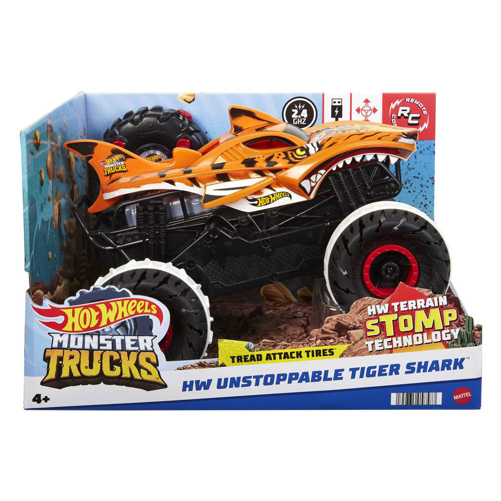 Hot Wheels RC Monster Trucks Unstoppable Hijgertaaai Stowable car