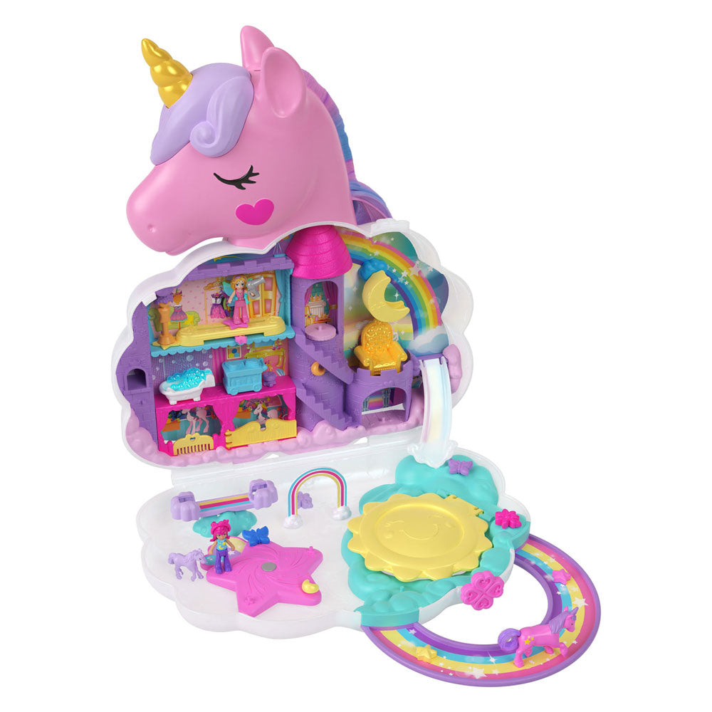 Mattel Polly Pocket Salon of Regenboog Unicorn Play Set