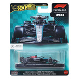 Hot Wheels Voiture de course de collection Formule 1 en métal de qualité supérieure - George Russell Mercedes-Benz