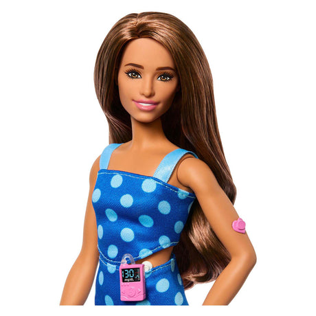 Poupée Barbie Fashionista Mattel - à pois bleus
