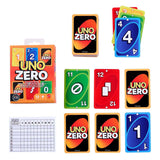 Jeu de cartes Mattel uno zéro