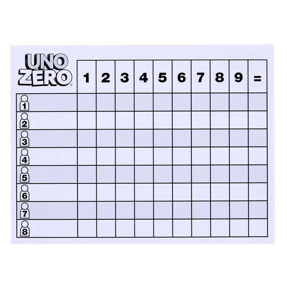 Jeu de cartes Mattel uno zéro