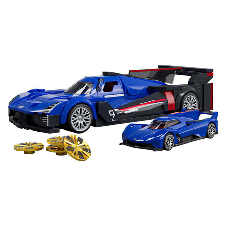 Hot Wheels Brick Shop Speed ​​​​Series Cadillac 1:32 Ensemble de construction - 236 pièces.