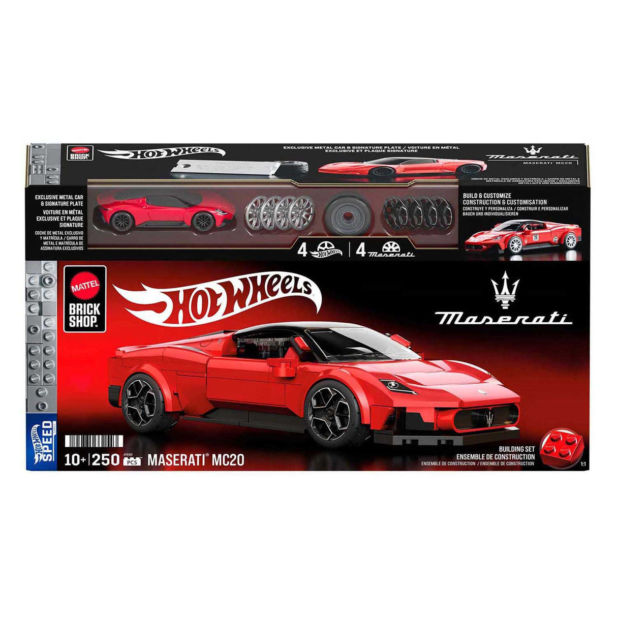 Hot Wheels Speed ​​Series Maserati 1:32 jeu de construction - 250 pcs.