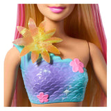 Barbie sirène avec fleurs magiques bleues