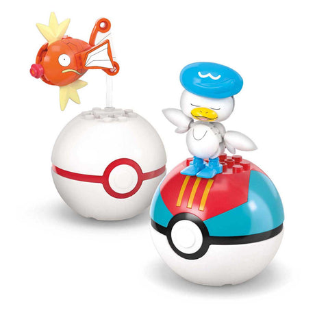 Mattel Mega Construct Pokémon Ensemble de construction – Magikarp, Shellder et Quaxly