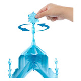 Mattel Disney Frozen Elsa's Ice Palace - 5 aires de jeux avec toboggan, balcon et olaf - 75 cm
